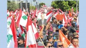Thousands rally to support Lebanon president