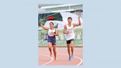 Mejbah, Shirin retain 100m sprint titles
