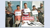 3 ‘arms traders’ held in Jessore