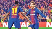 Messi hits Champs League century