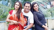 Mir Sabbir, Ahona, Nisha in same frame 