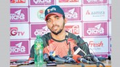Mominul frustrated at not
prolonging his innings
