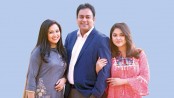 Nadia, Zahid and Urmila
share screen in ‘Don’