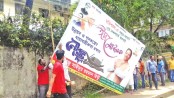 EC starts to remove billboards, banners in Barishal
