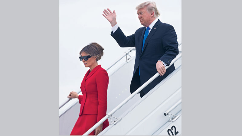 Melania Trump takes her own path in Paris visit