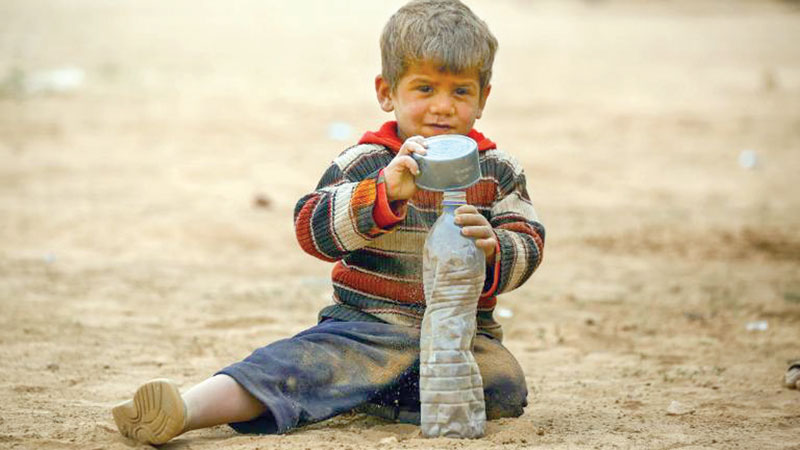 Half of world’s children at risk of war, report finds