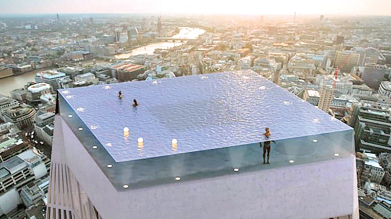 London to get ‘world’s first’ infinity pool 